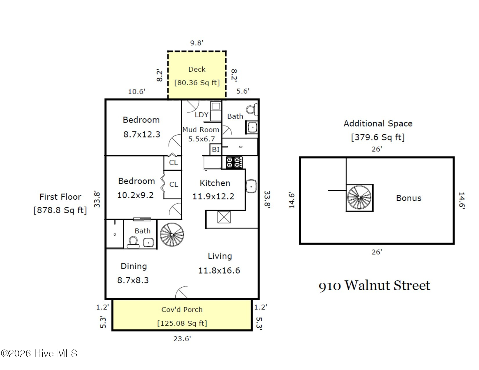 Exterior photo of 910 Walnut Street, Wilmington, NC 28401. MLS: 100556721