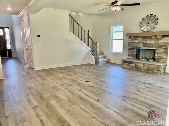 Great Room w/Wood Burning Fireplace and Cedar Mant