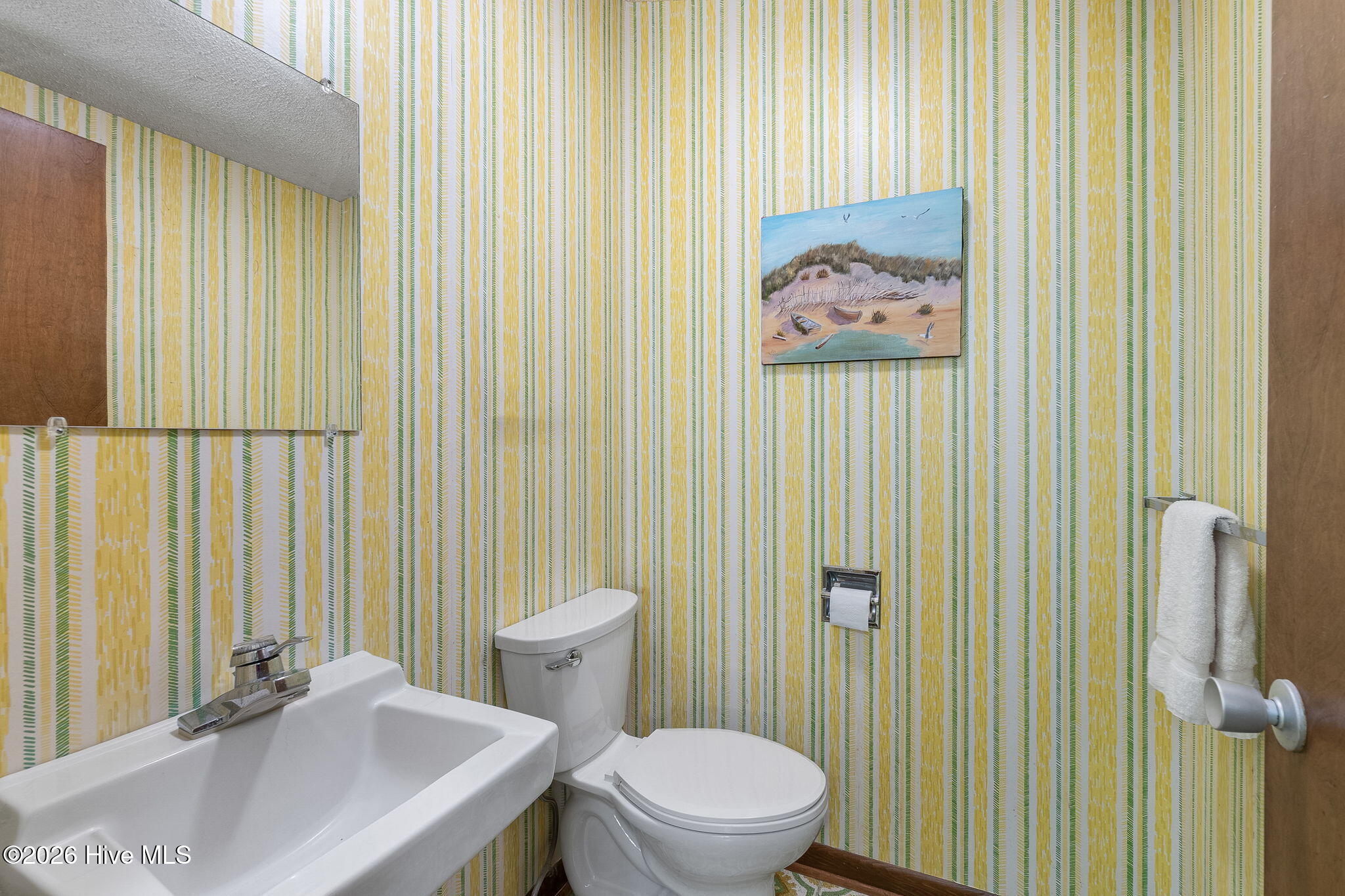 Half bath off of laundry room