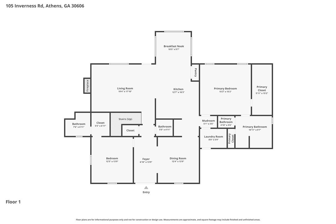 105 Inverness Road, Athens, GA, 30606