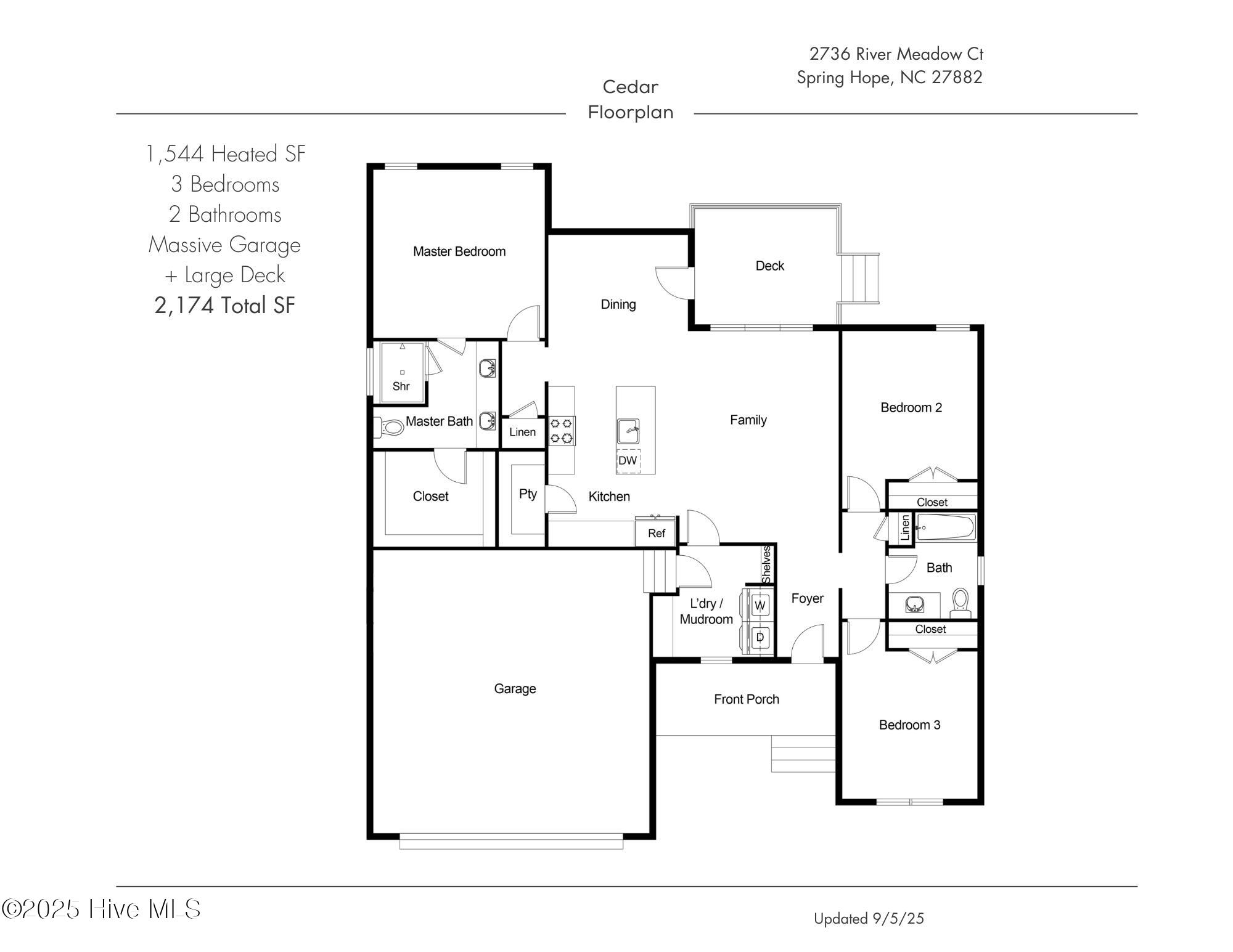 2731 River Meadow. Court, Spring Hope, NC, 27882