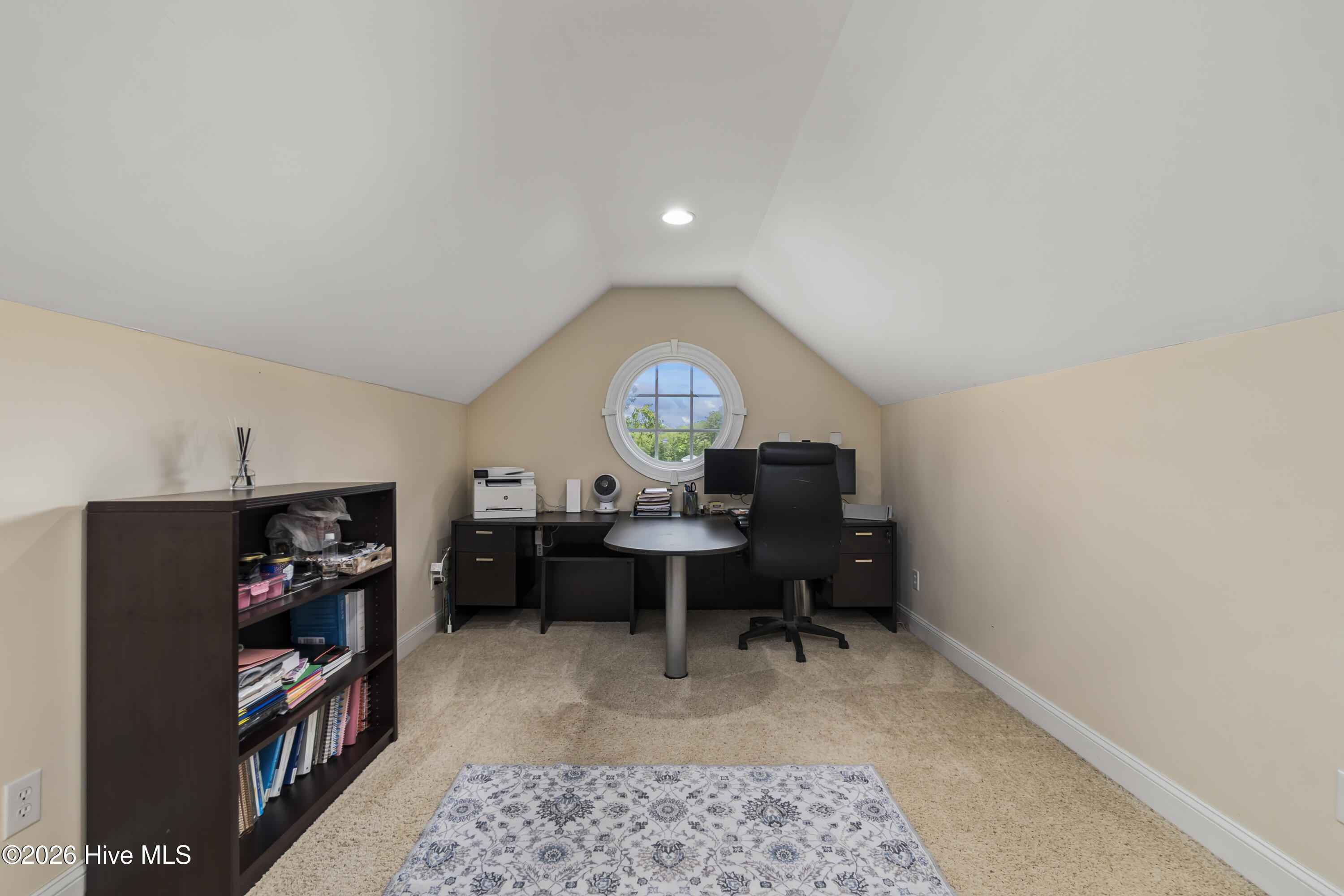 upstairs landing as office space