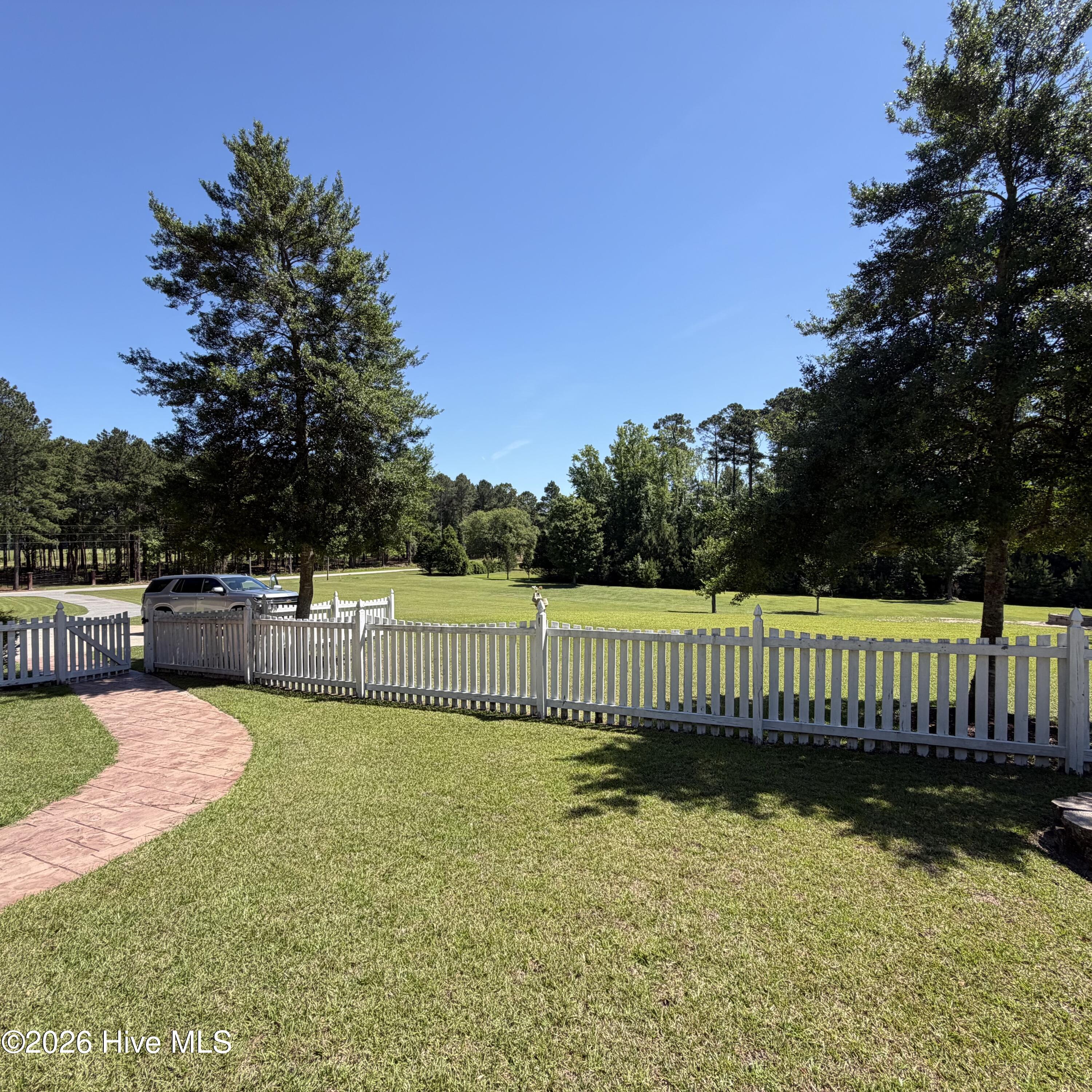 stamped walkway to front