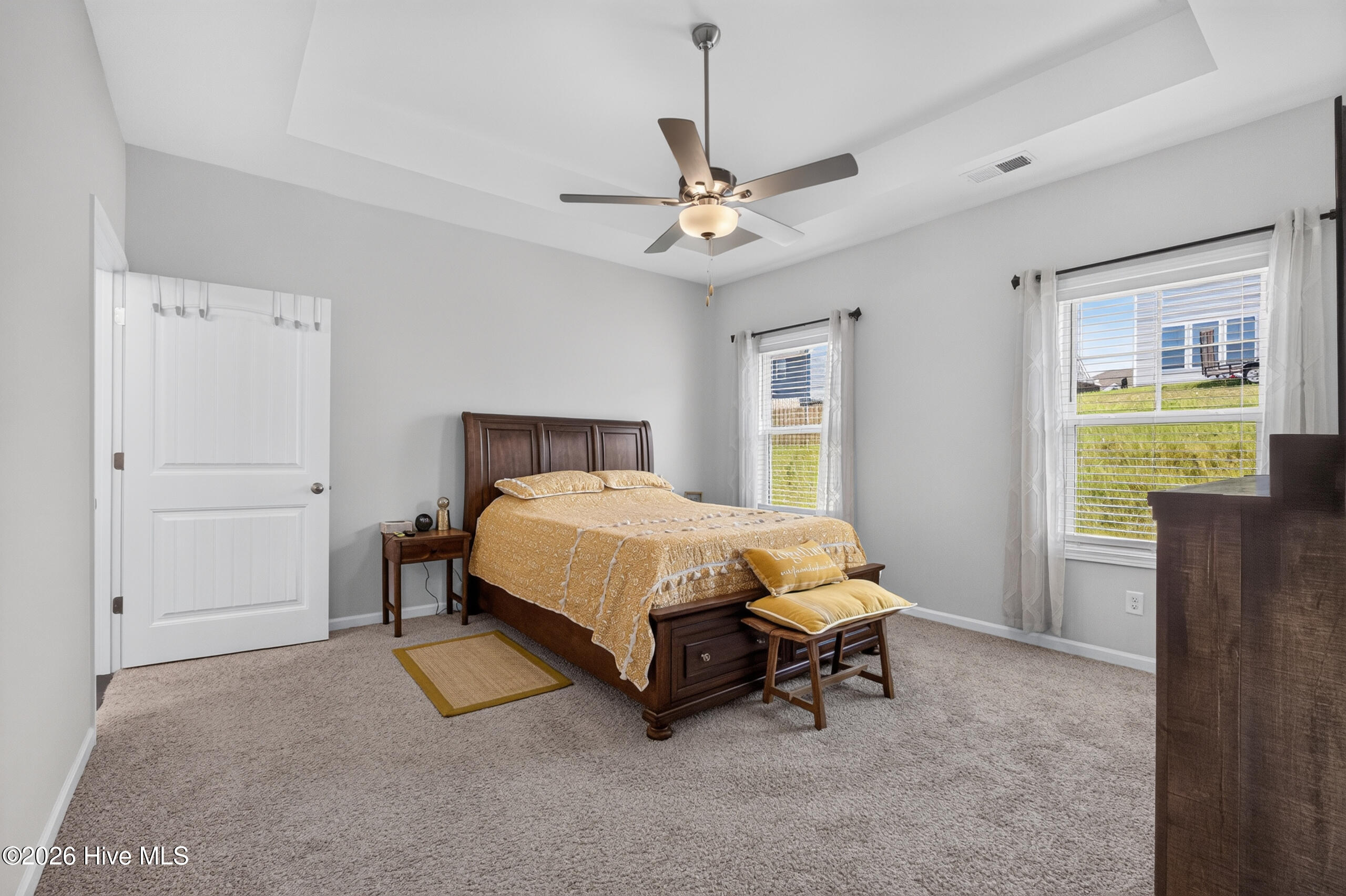 Tray ceiling in owners suite