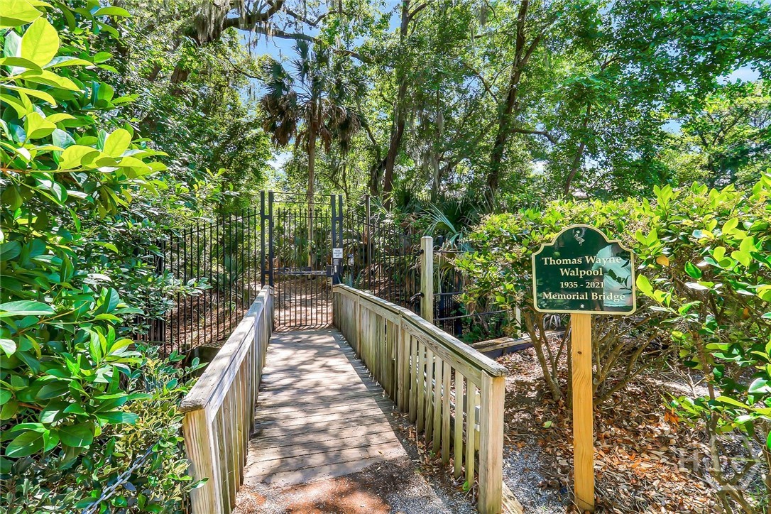 Brigantine Quarters private beach gate