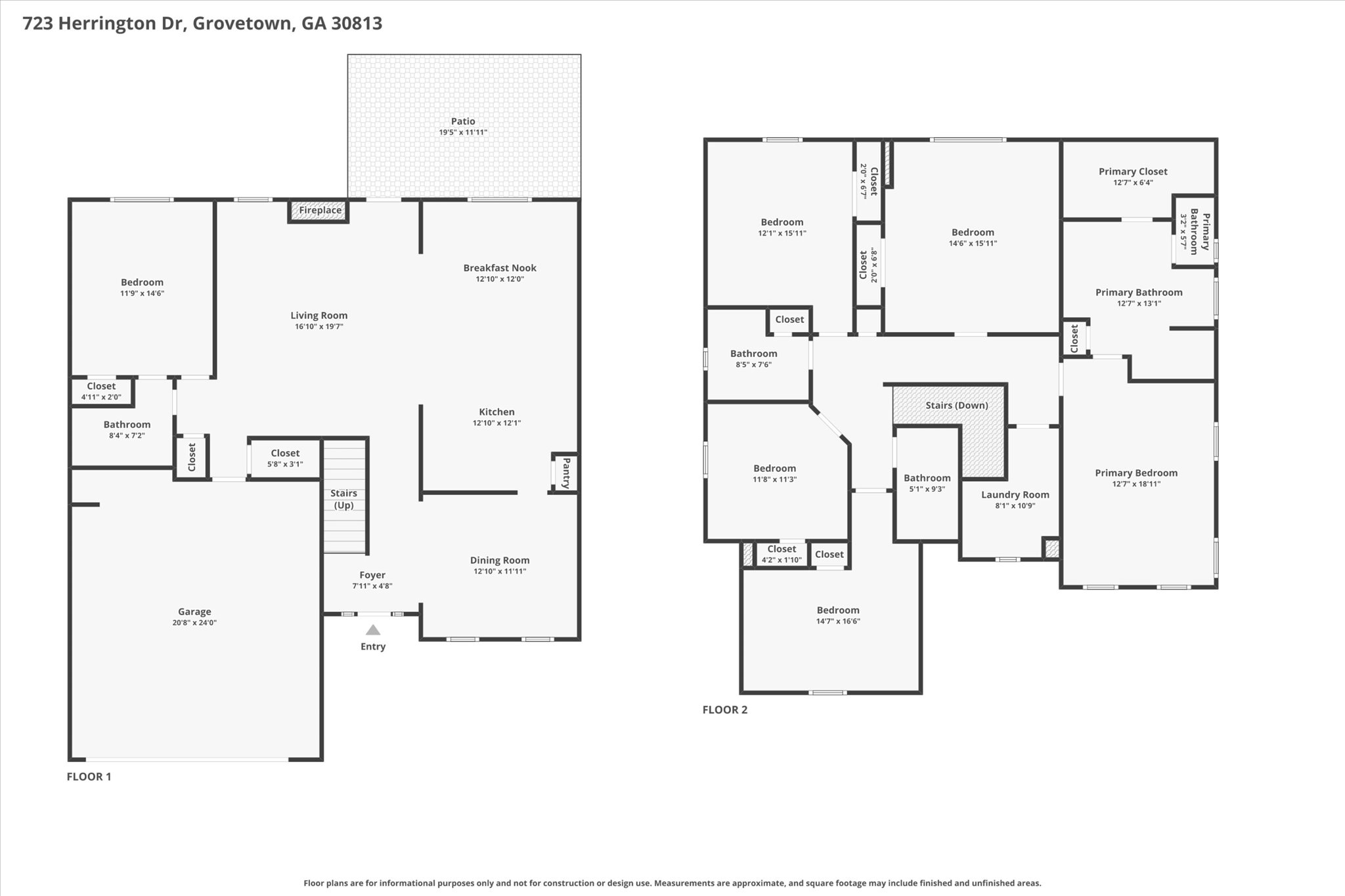Homes For Sale - 723 Herrington Drive<br/> Grovetown, GA 30813