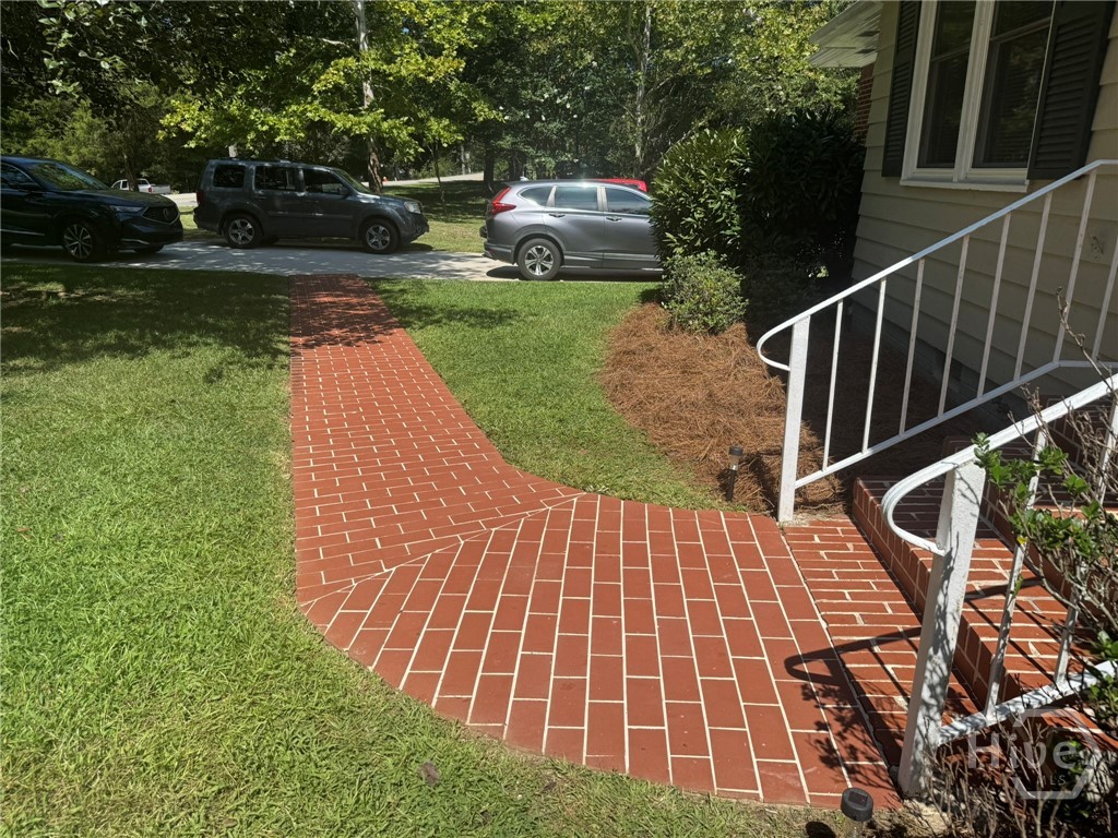 Walk Way to Front Entry