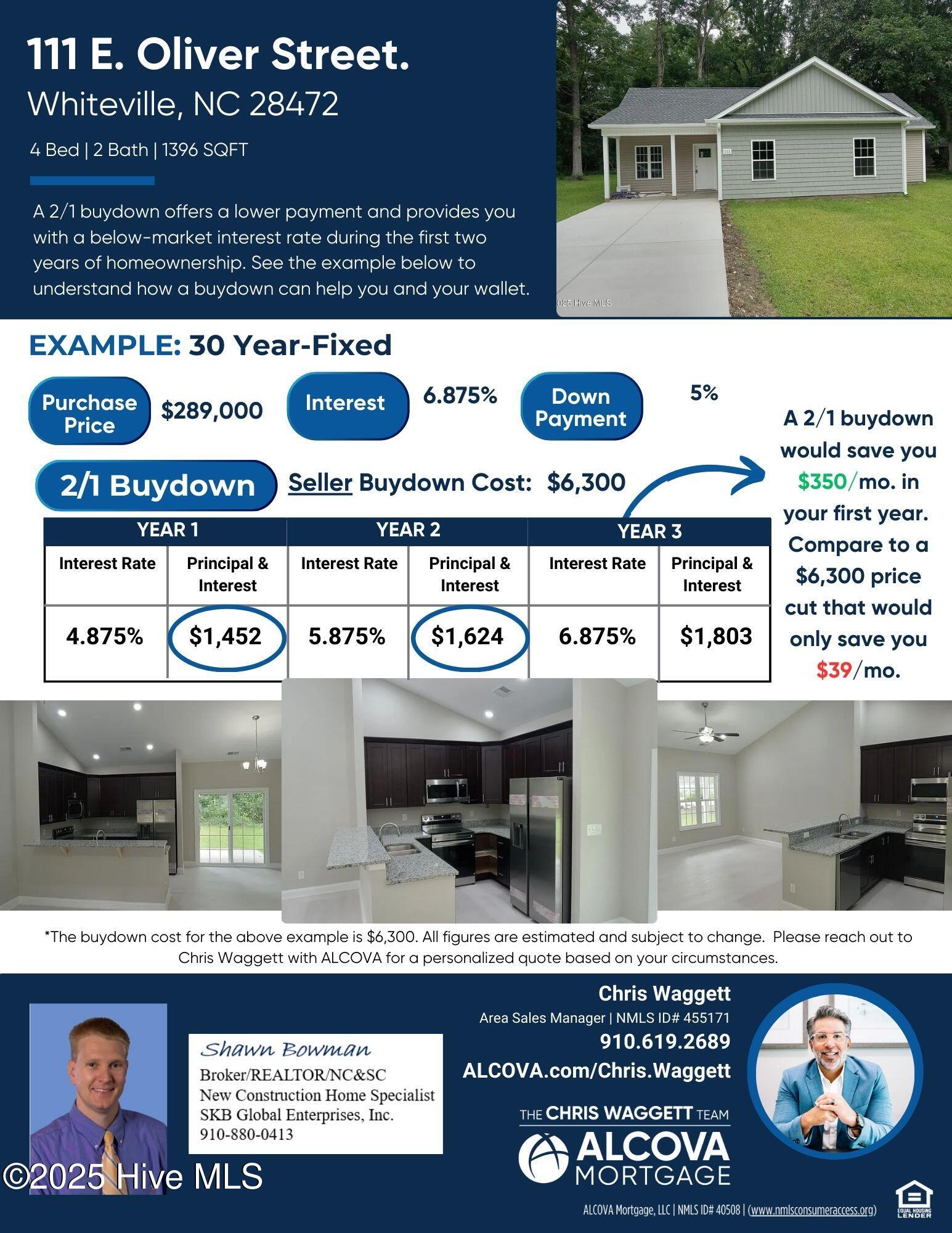 Homes for sale in Whiteville, NC | 111 E Oliver St, Whiteville, NC 28472 | MLS# 100521963