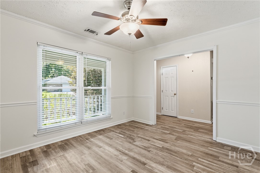 Flex room can be used as a dining room, office, or other