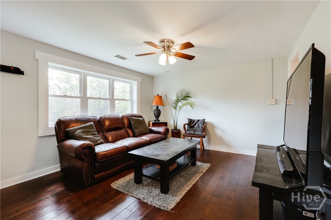 enter into living room