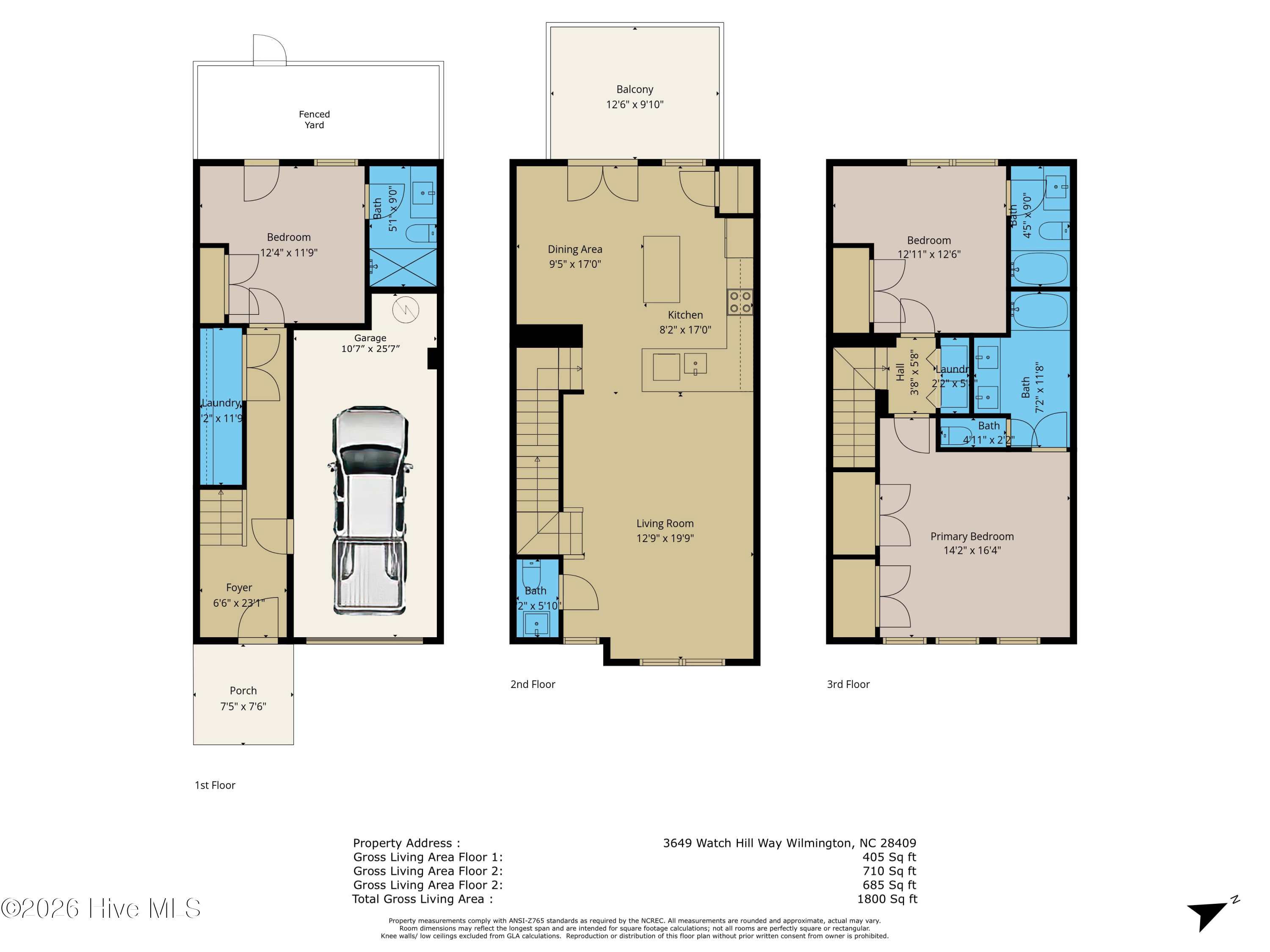 Townhouse For Sale - 3649 Watch Hill Way<br/> Wilmington, NC 28409