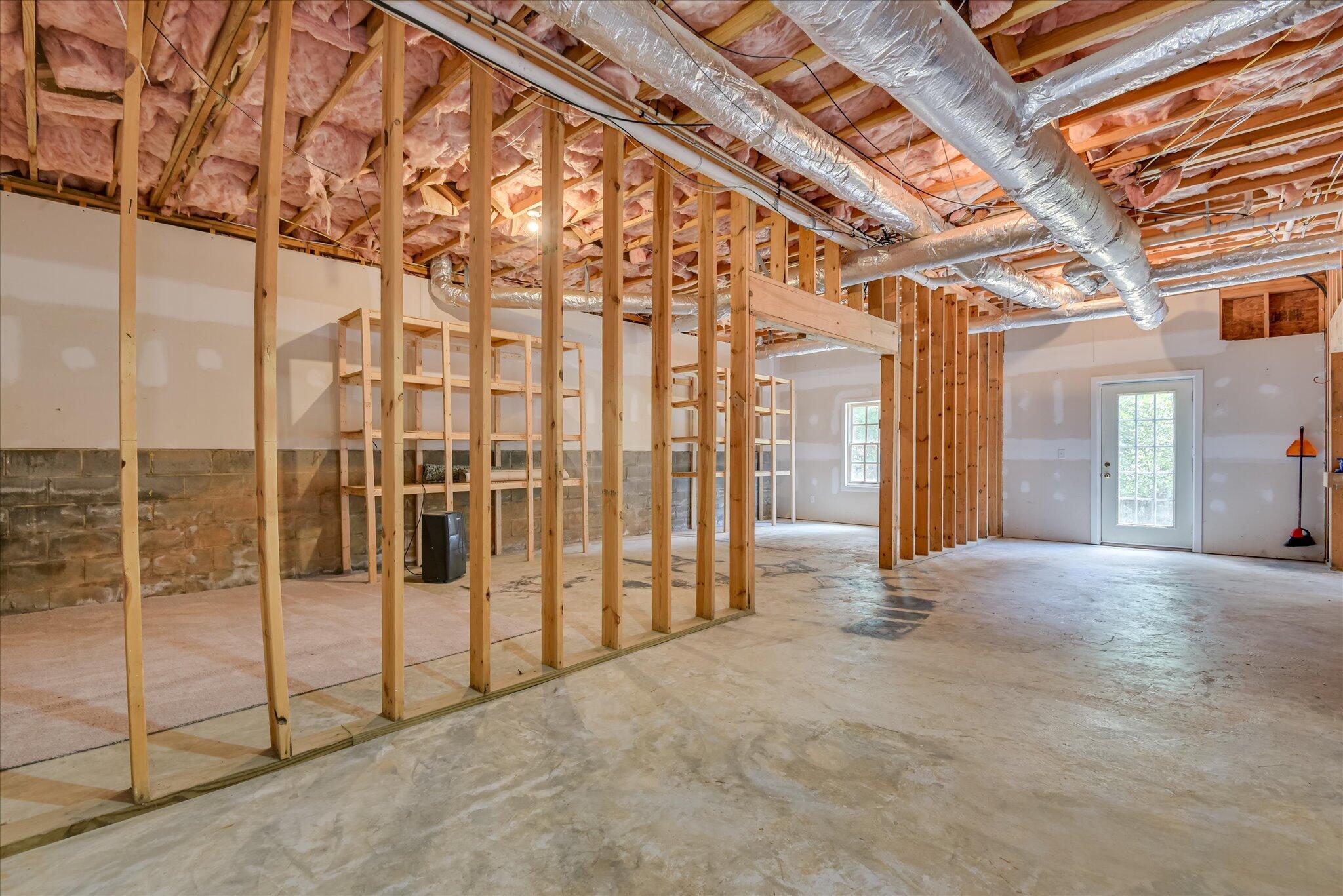 Unfinished Basement; the potential is endless