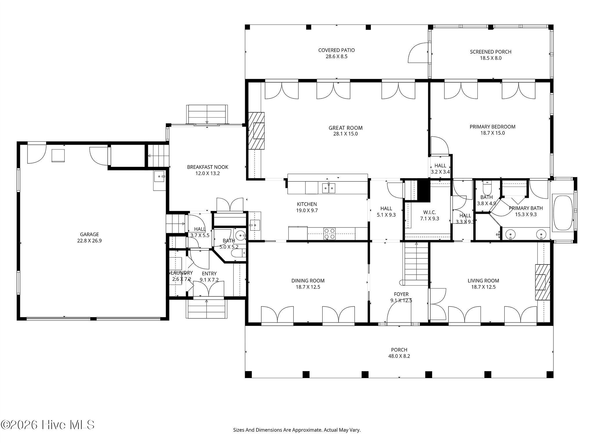 148 E Grandiflora Drive, Wallace, NC 28466 – photo 18: 148grandiflorafloorplan1