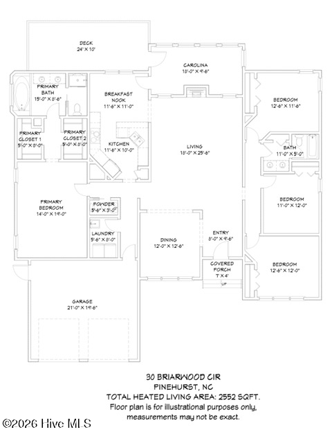 Exterior photo of 30 Briarwood Circle, Pinehurst, NC 28374. MLS: 100610776