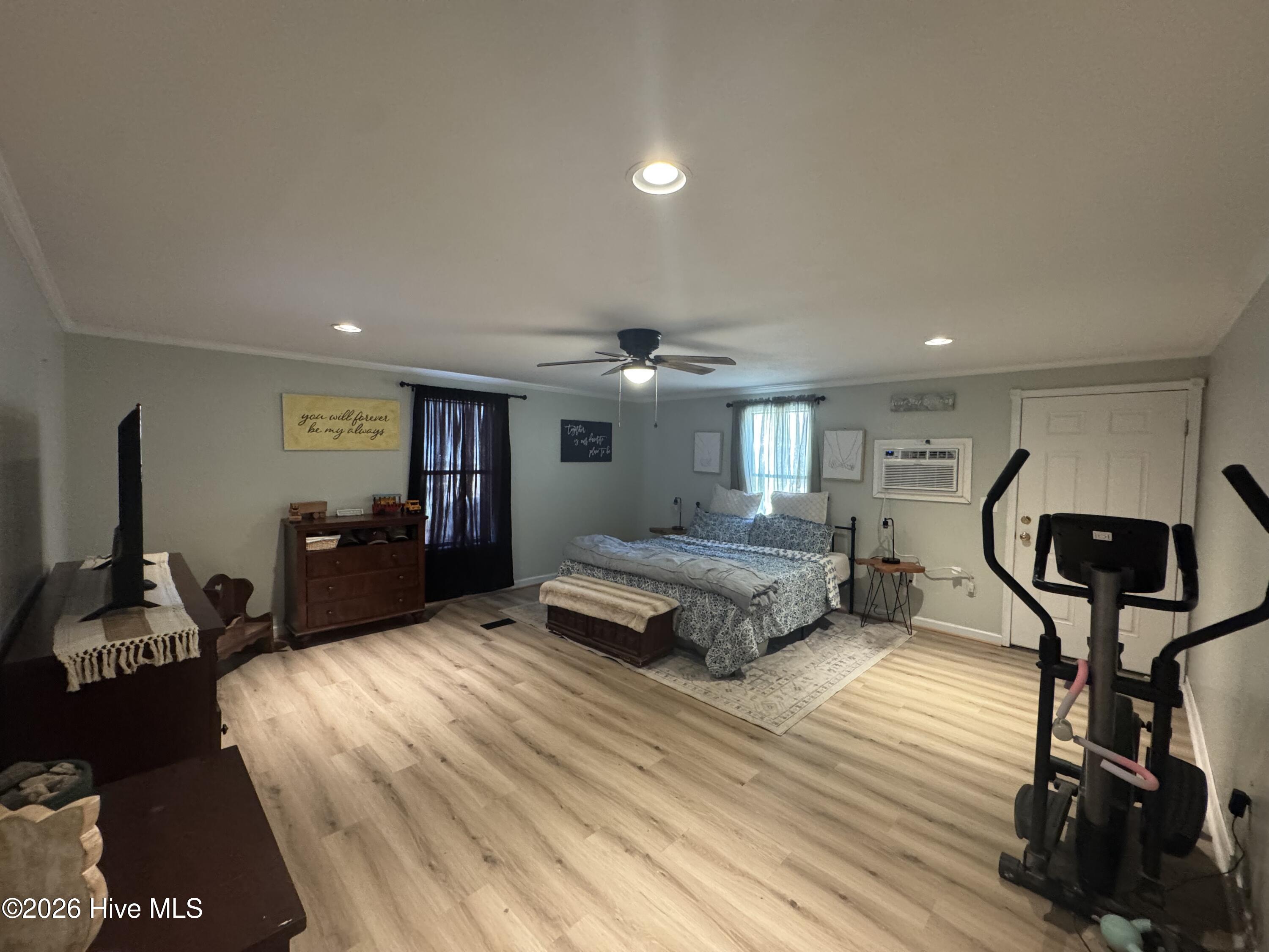 Seller Furnishings; prior to Tenant - Very large Master - in law Addition on the east end of the home.