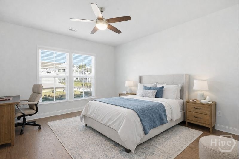Guest bedroom 2 - virtually staged