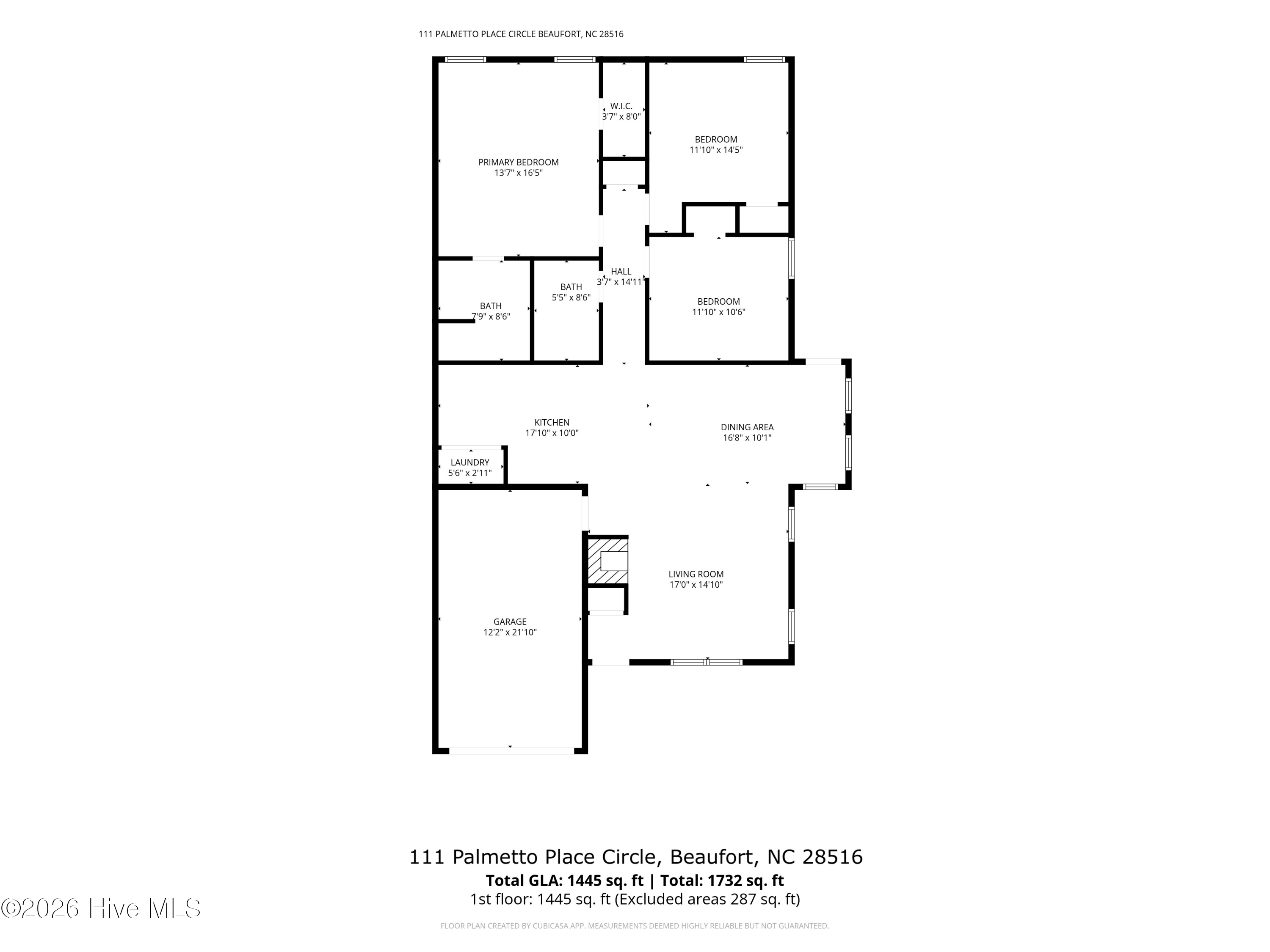 Exterior photo of 111 Palmetto Place Circle, Beaufort, NC 28516. MLS: 100612474