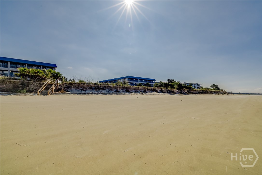 Quiet beach front just outside of the community with private beach access.