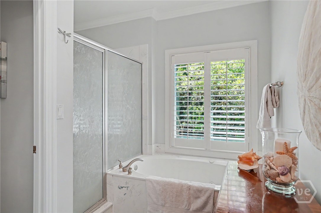 Primary Bath, large, 2 walk in closets