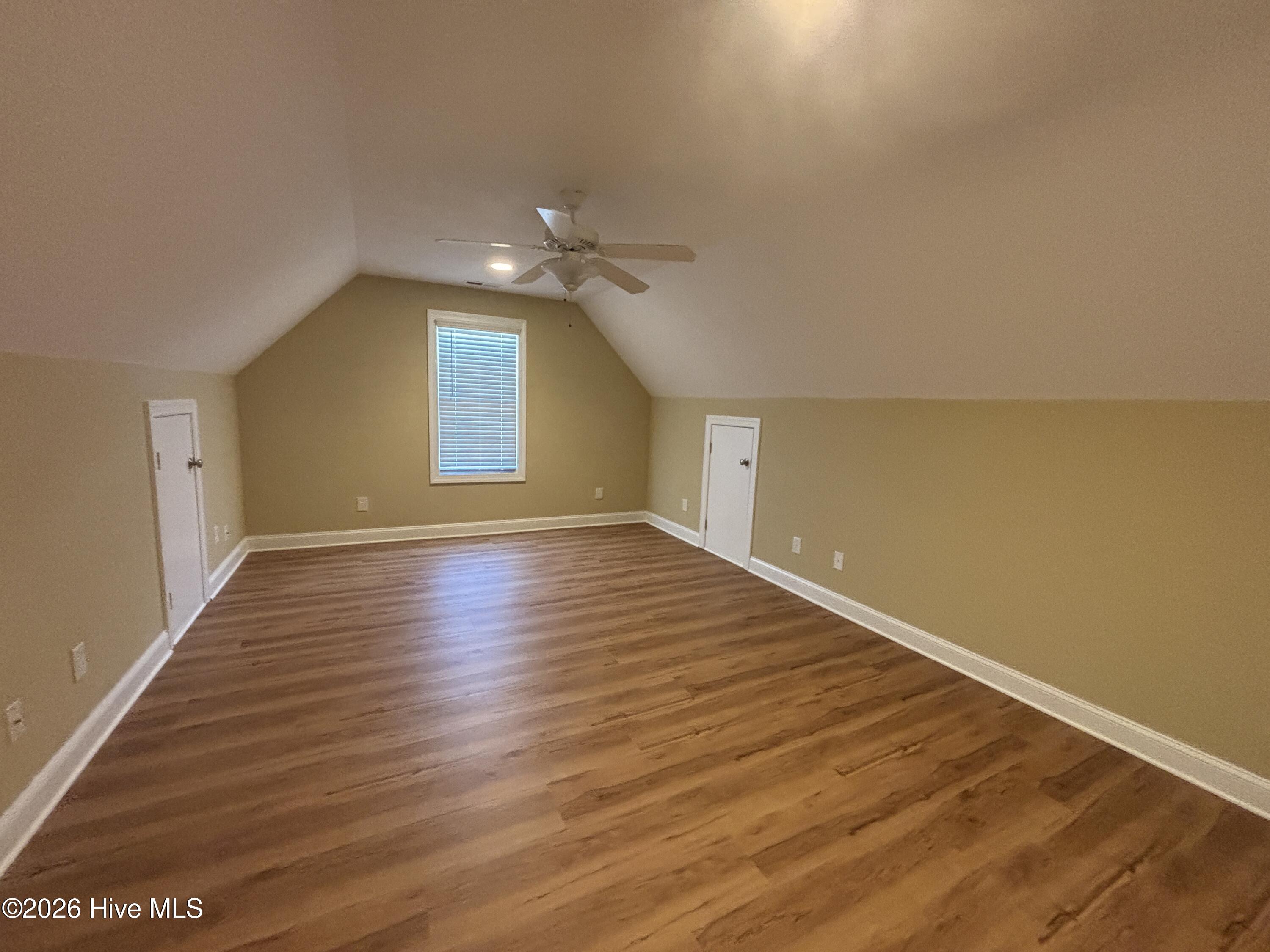 Bonus room with closet