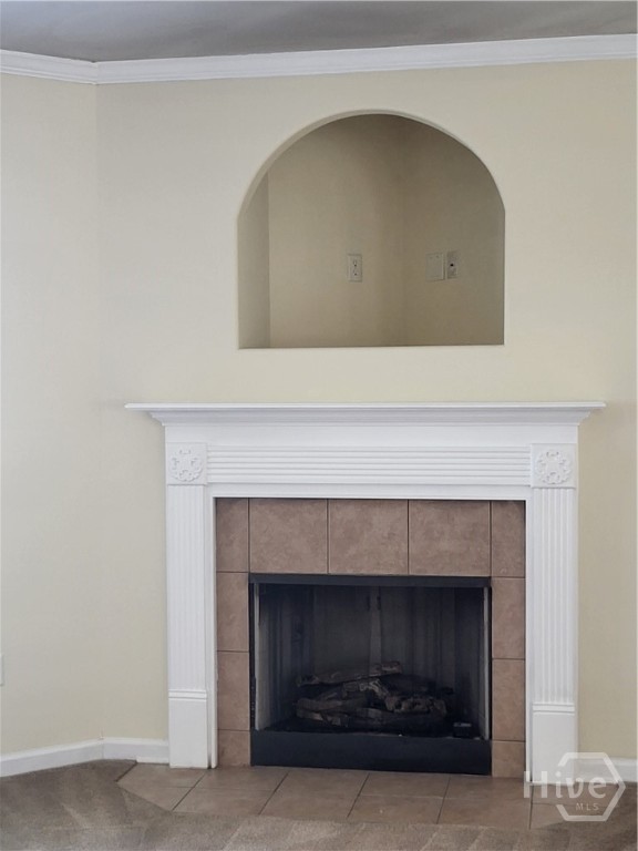 Fireplace in Family Room