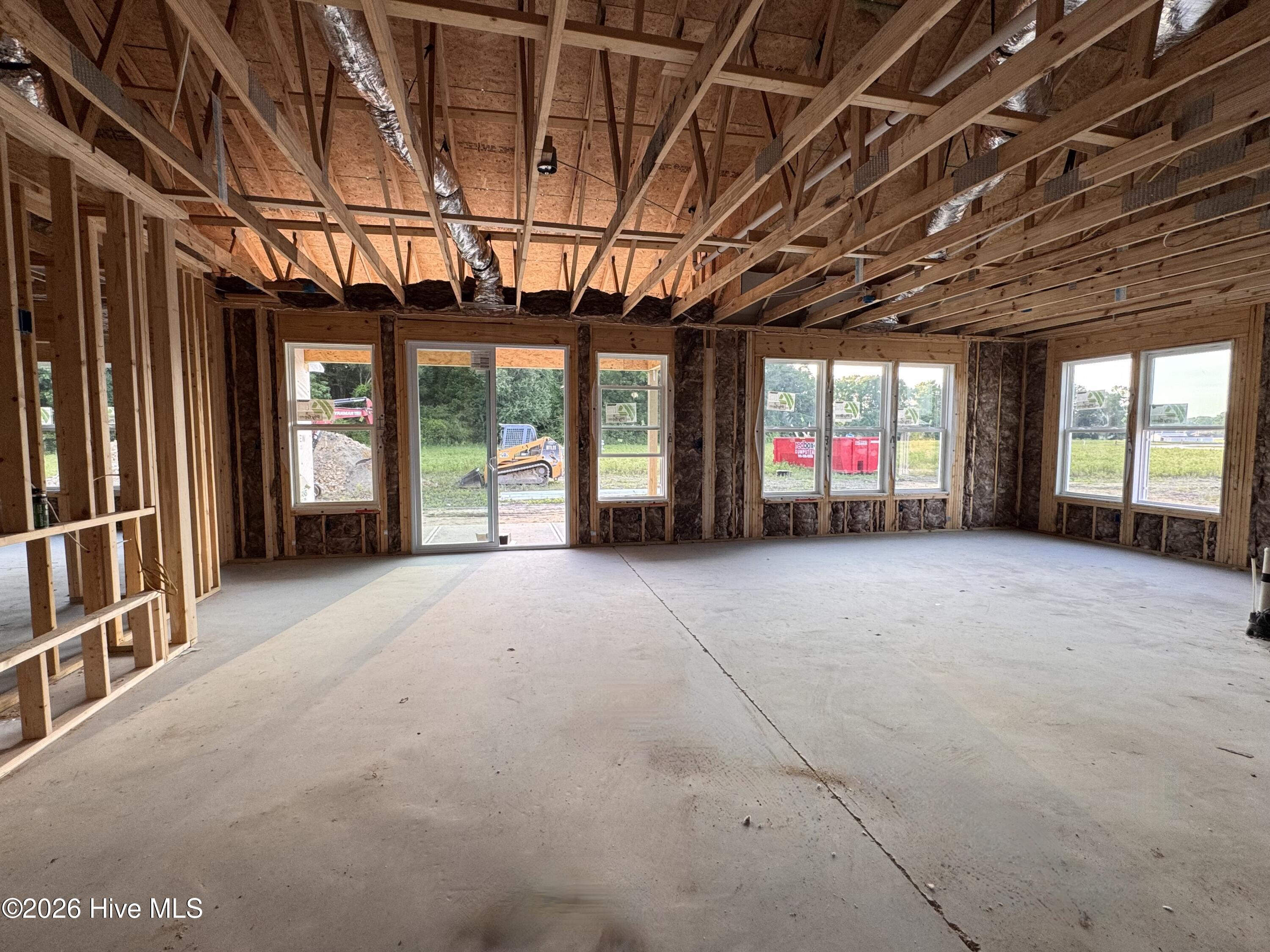 living room and kitchen