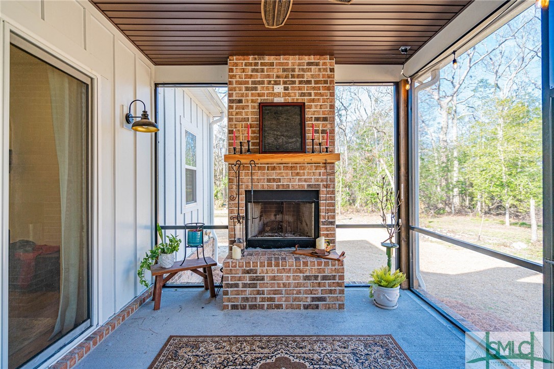 Wood BurningFireplace off of the Primary bedroom