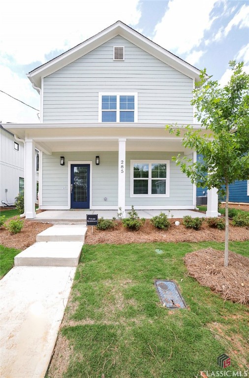 Enjoy the convenience of in-town living in this charming, 4 bedroom / 3 bathroom home at The Cottages at Hilltop. Built in Spring 2021, this newer construction features historic design elements and is part of an enclave of cottages that share acres of communal greenspace. You'll be just a short walk or bike ride away from Downtown Athens, UGA, and the River/Greenway Trails network of walk/bike paths. The community is located on the same block as a pocket park, 5-Acre Woods, and Williams Farm, an educational and community service farm run by the Athens Land Trust.Inside the home, you'll find an efficiently designed floor plan with an abundance of natural light. The first floor features an open and inviting common living area with a stylish kitchen that includes a large island with pendant lighting, quartz counters, tile backsplash, a pantry, and stainless appliances. On the main floor, there is one bedroom with en suite and walk-in-closet. Also on the first floor are a LR, DR, laundry room, hallway to back door, and back patio.Upstairs, there are 3 bedrooms and 2 bathrooms, including an Owner's Suite with a tray ceiling, a large walk-in closet, and a sleek bath with subway tile shower and glass door. The floors throughout the common living areas of the home are highly durable LVP that look like wood but aren't vulnerable to moisture or seasonal movement, making them easy to maintain.Outside, the sod lawn has an irrigation system and foundation plantings. The Cottages at Hilltop offers 4 floor plans in 22 homes and is located just blocks from the Athens Loop, offering a straight path through the heart of Downtown on College Avenue, culminating at the UGA Arches, the entrance to UGA's historic North campus. This is a very central in-town location perfect for those seeking low-maintenance, energy-efficient living with easy access to all that Athens has to offer.LEASED at $600 per bed thru end July 2023, then RE-LEASED at $700 per bed thru end July 2024.