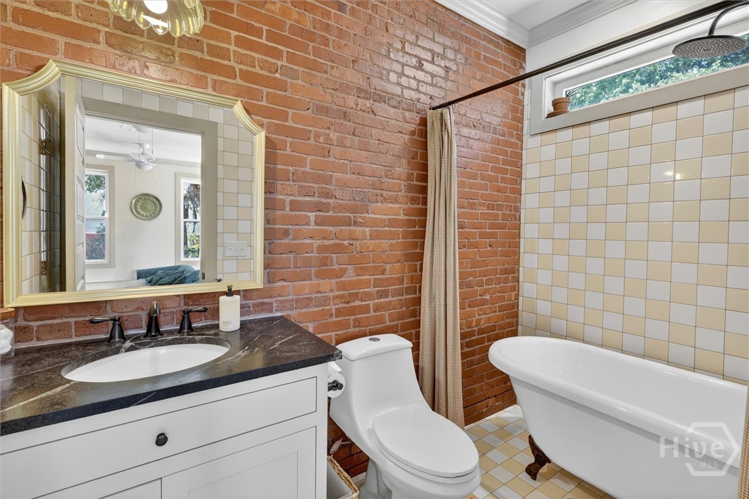 Upstairs Bathroom 2 attached to Sunroom