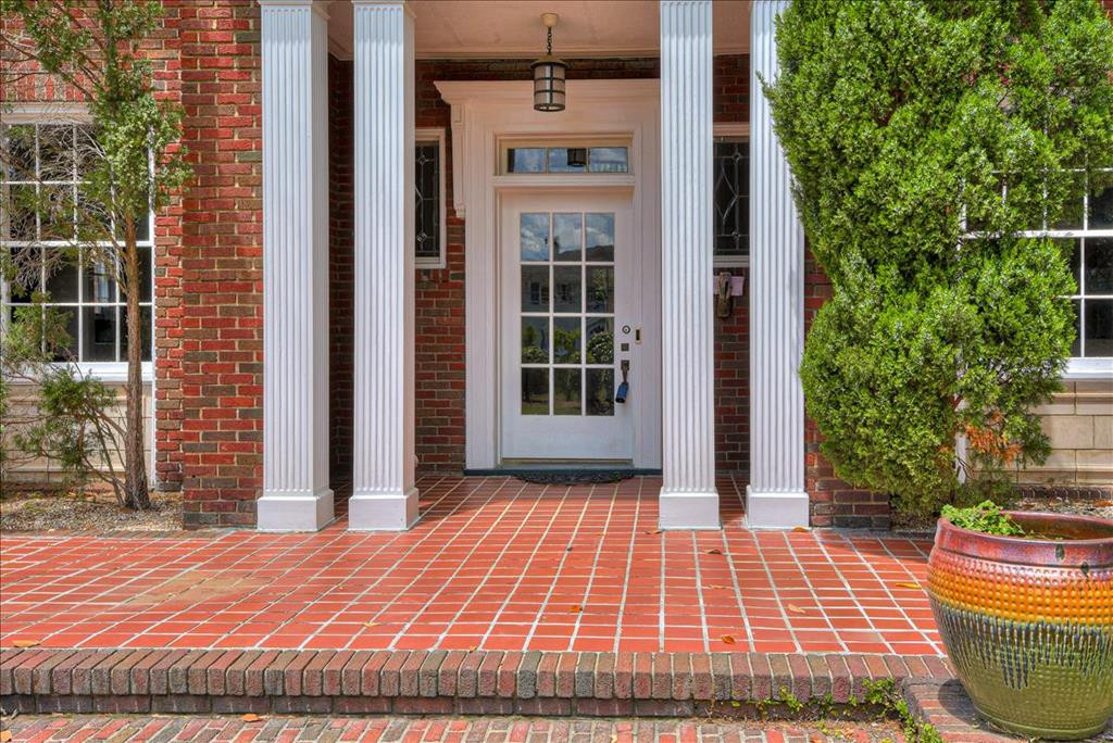Stately entrance