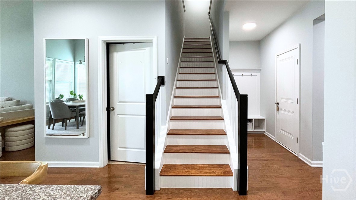 Custom Stairs & Mud Room