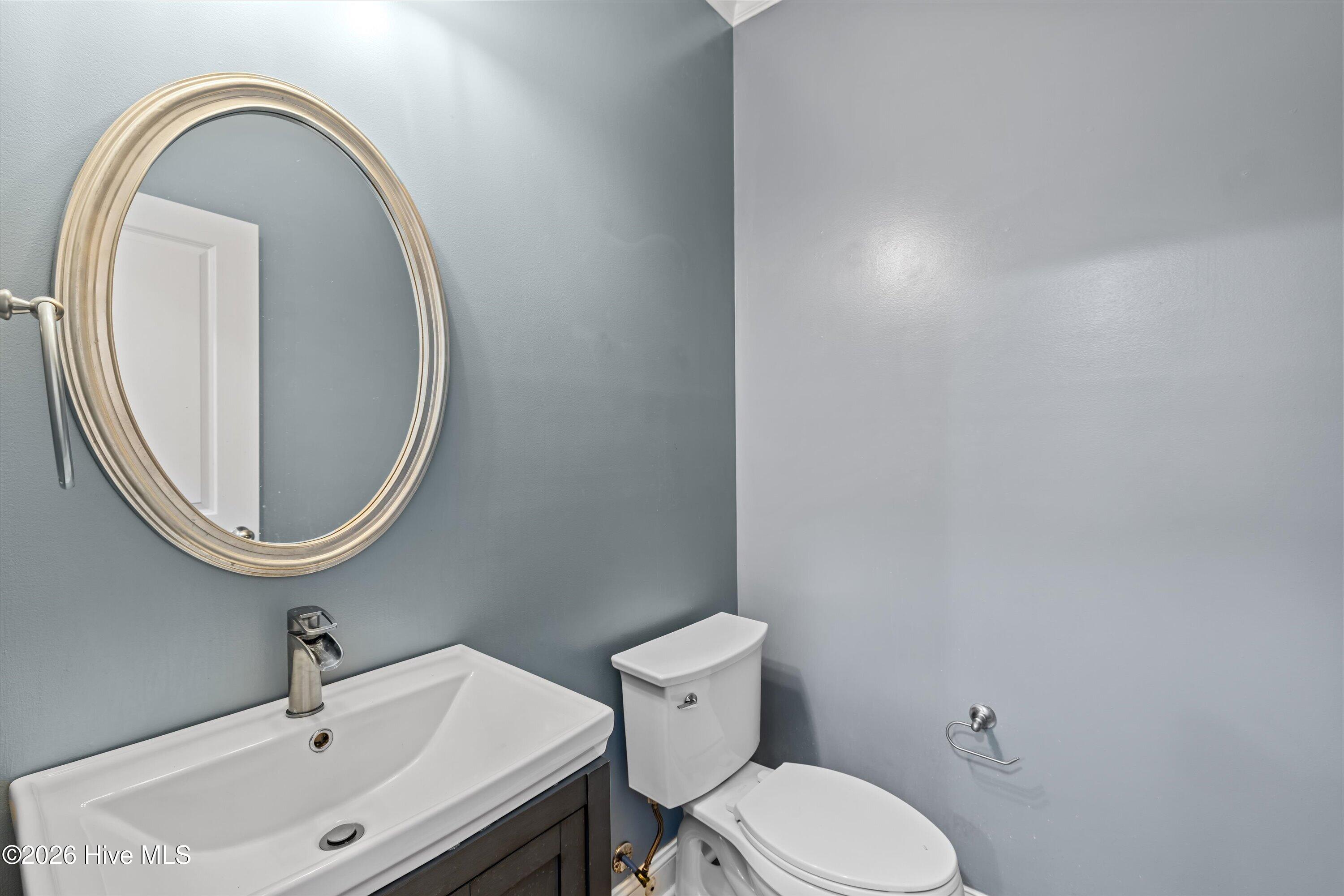 Downstairs half bath