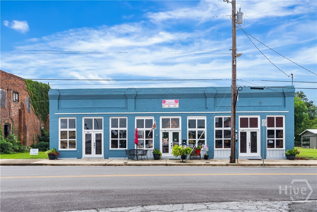 Front of Retail Building