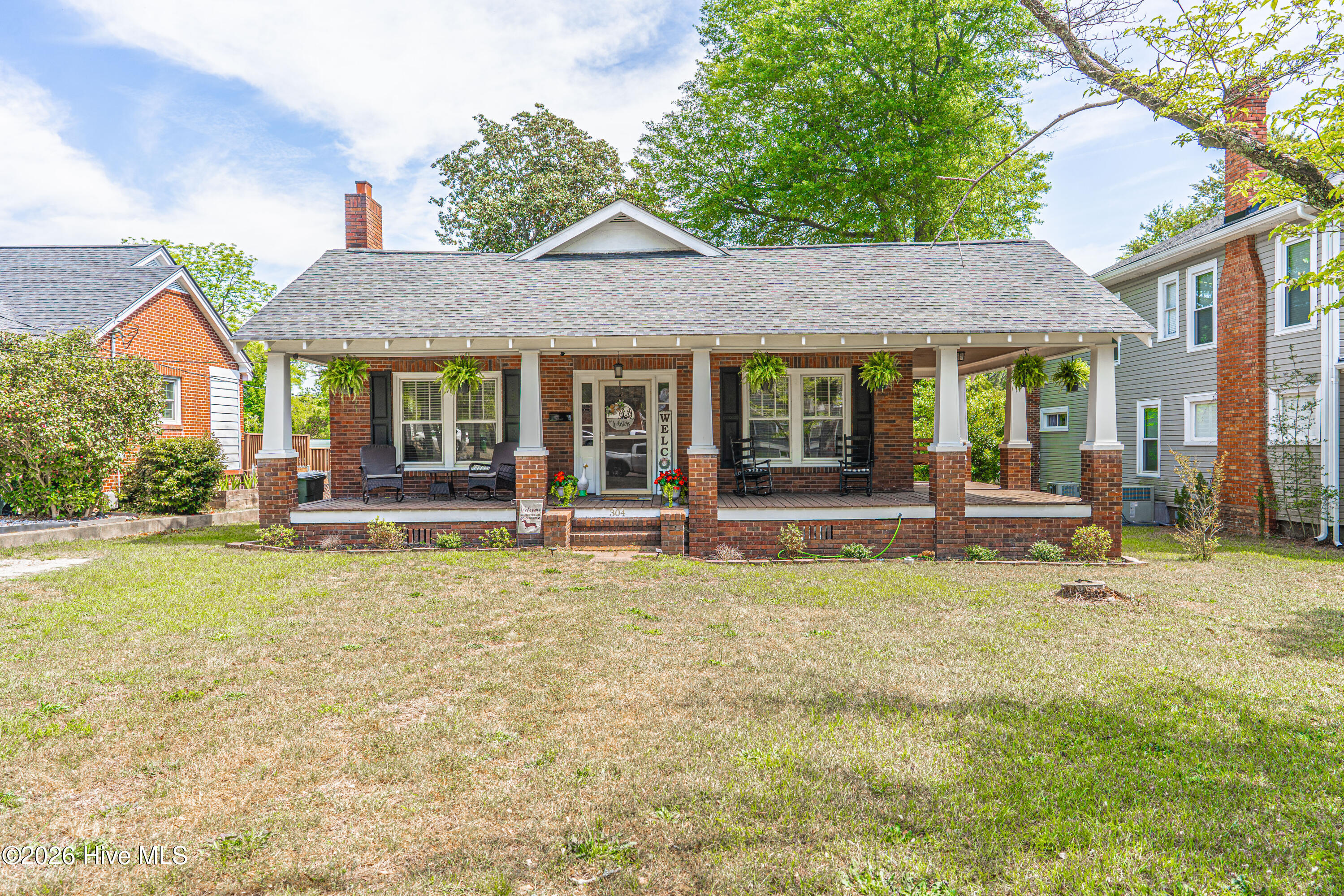 Step into timeless character and classic Southern charm with this all-brick Craftsman-style home. From the moment you arrive, the inviting wraparound front porch sets the tone--perfect for relaxing with rocking chairs or a porch swing.Inside, you'll find rich hardwood floors, detailed picture molding, multiple fireplaces, and beautiful built-in cabinetry that add warmth and personality throughout the home. The layout offers both comfort and functionality, featuring a private primary suite with its own bath, while the additional bedrooms share a convenient Jack-and-Jill bathroom.Major updates provide peace of mind, including a new HVAC system and roof installed in 2020.An enclosed mudroom offers extra usable space, adding even more versatility to the home.Homes with this much character and charm don't come along often--schedule your showing today before it's gone!