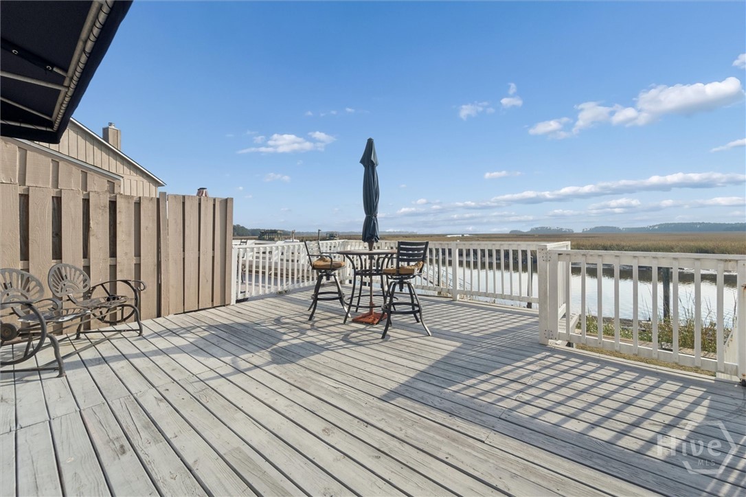 There are few places in the Savannah area that have this view and vantage point.  There is easy access to the Ogeechee River and St. Catherine's Sound.