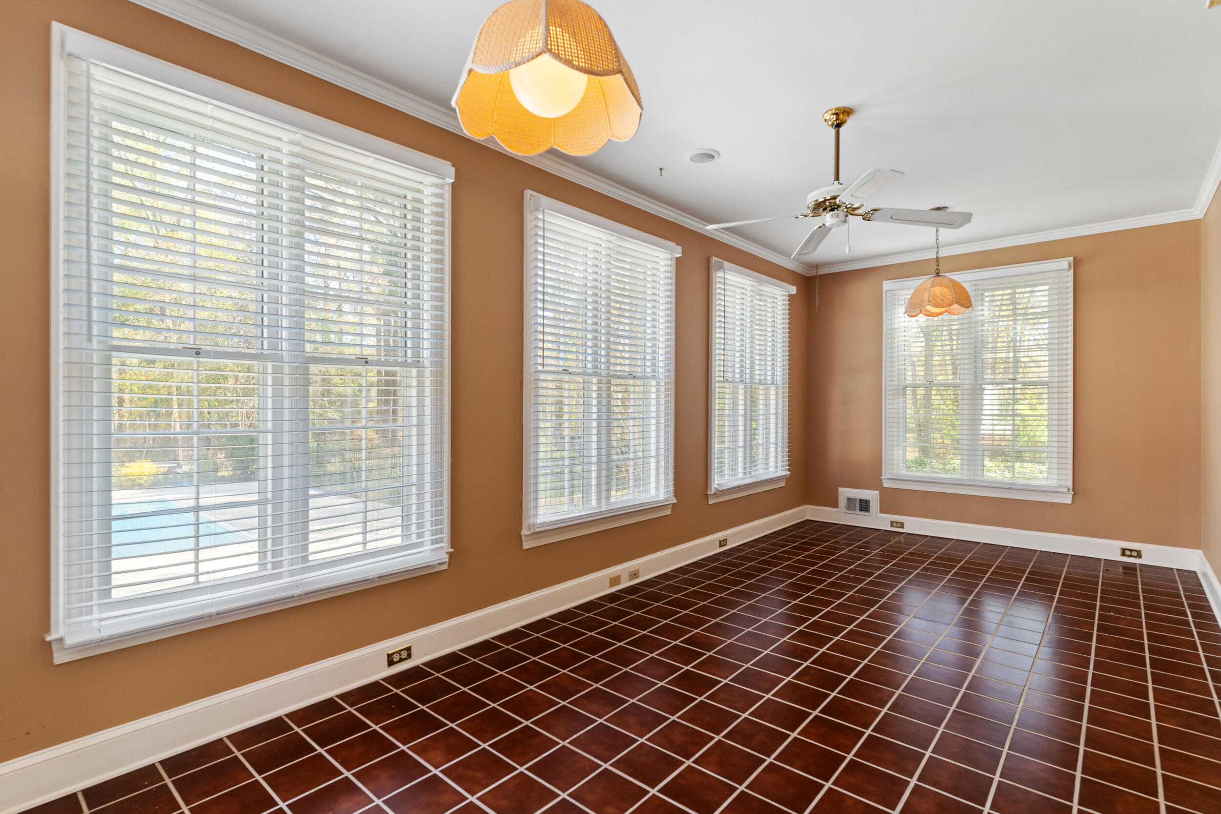 Sunroom attached to owner's bedroom