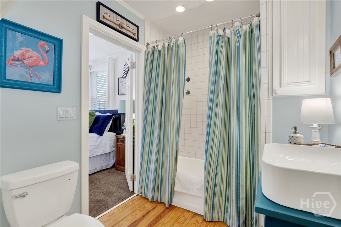 bath # 2 upstairs can be access from the hall or t