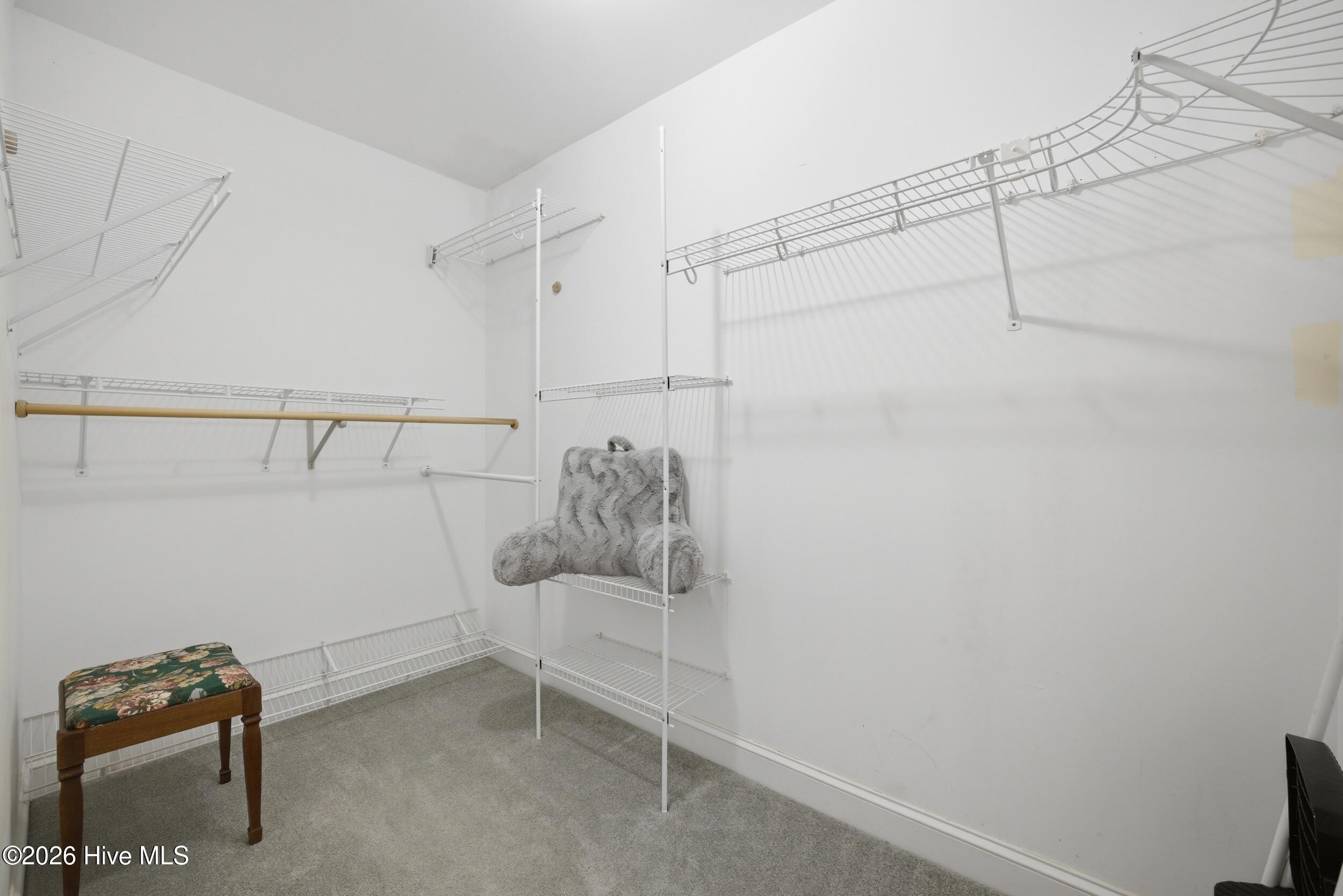 Bedroom 3's walk in closet