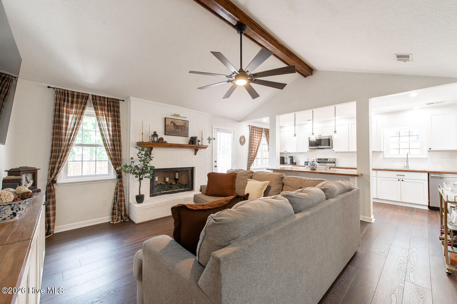 Living Room with Fireplace!