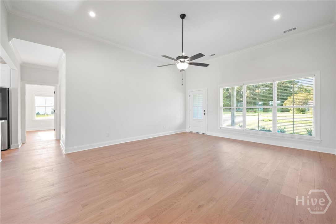 Spacious great room.