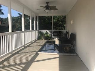 Huge back porch