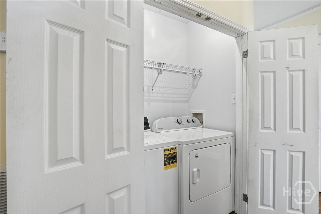 Laundry in the hall