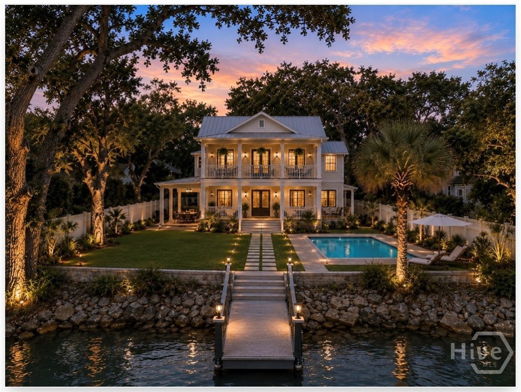conceptual waterfront home