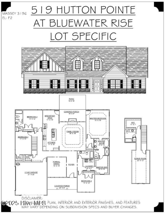 Elevation and Floor Plan