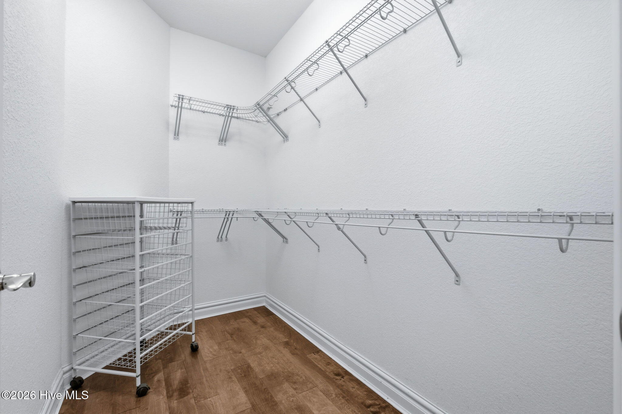 1 of 2 walk in closets in master