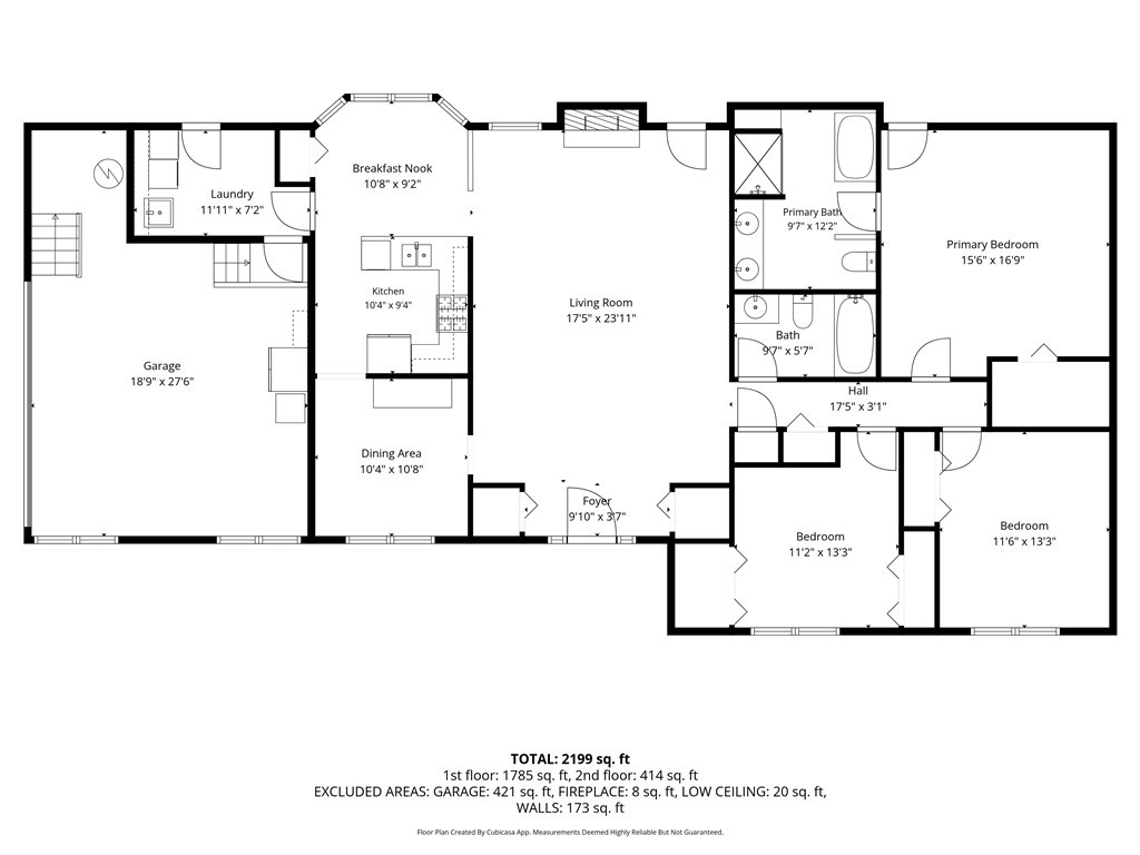 Main level floor plan for 3 Rice Mill Drive.