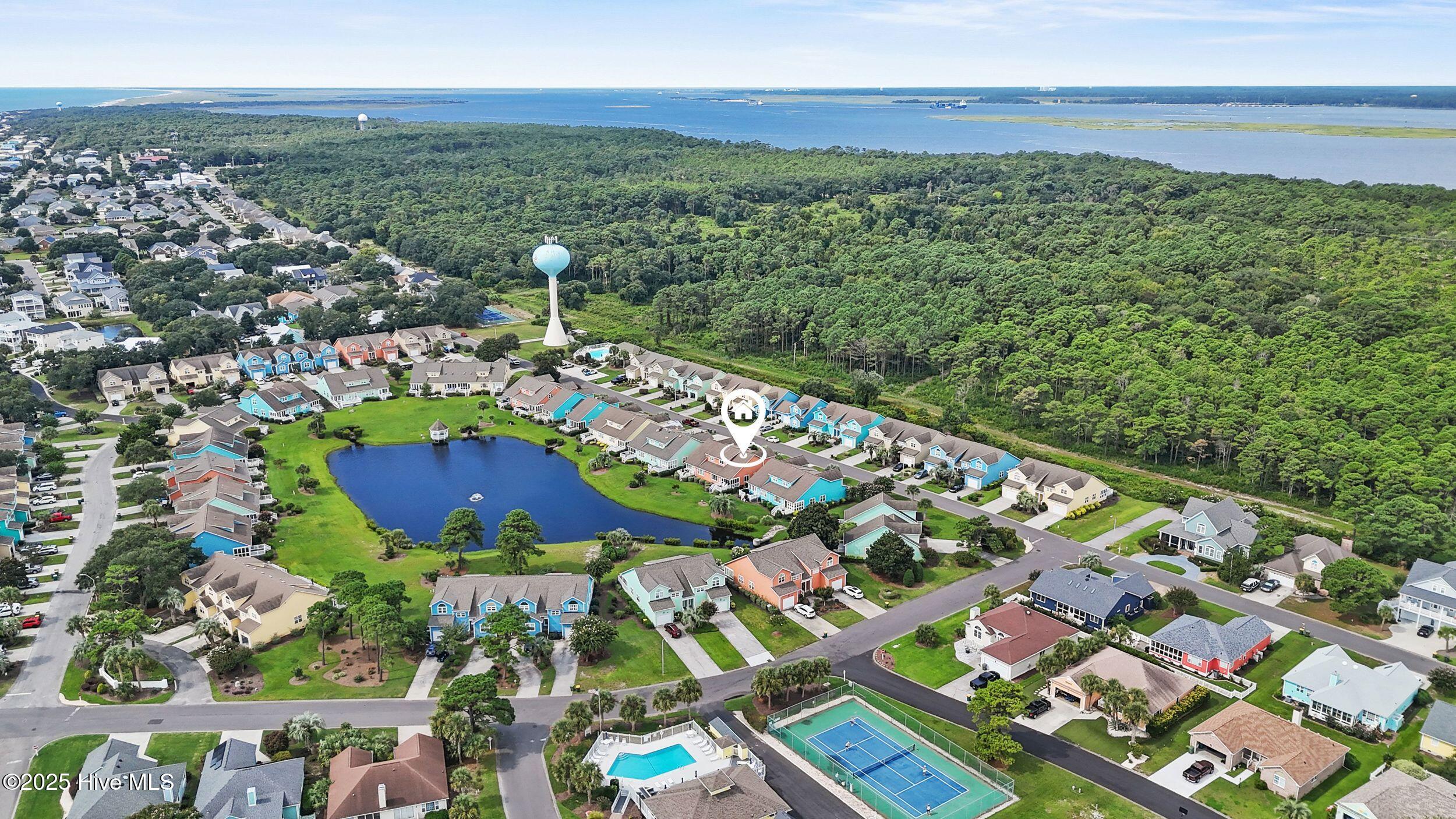 656 Settlers Lane, Kure Beach, NC 28449 – photo 2: drone view