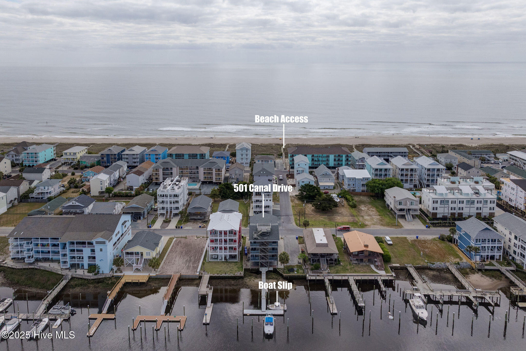 501 Canal Drive Apt A, Carolina Beach, NC 28428 – photo 8: 501CanalDriveDrone-5