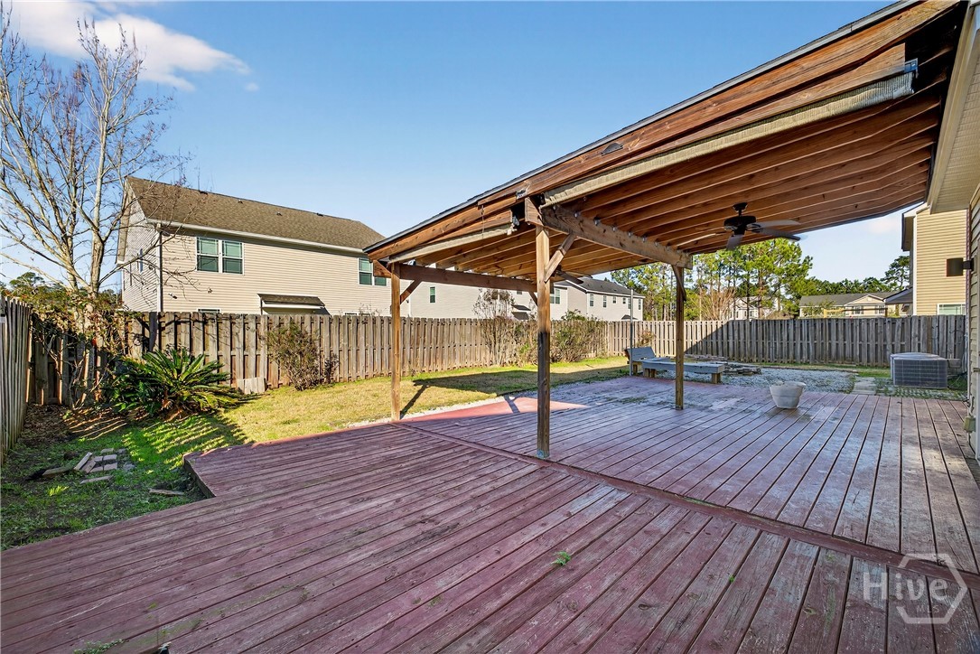 Backyard w/Privacy Fence