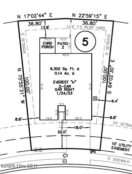 2017 Brisco Way, Leland, NC 28451 – photo 6: Lot 5